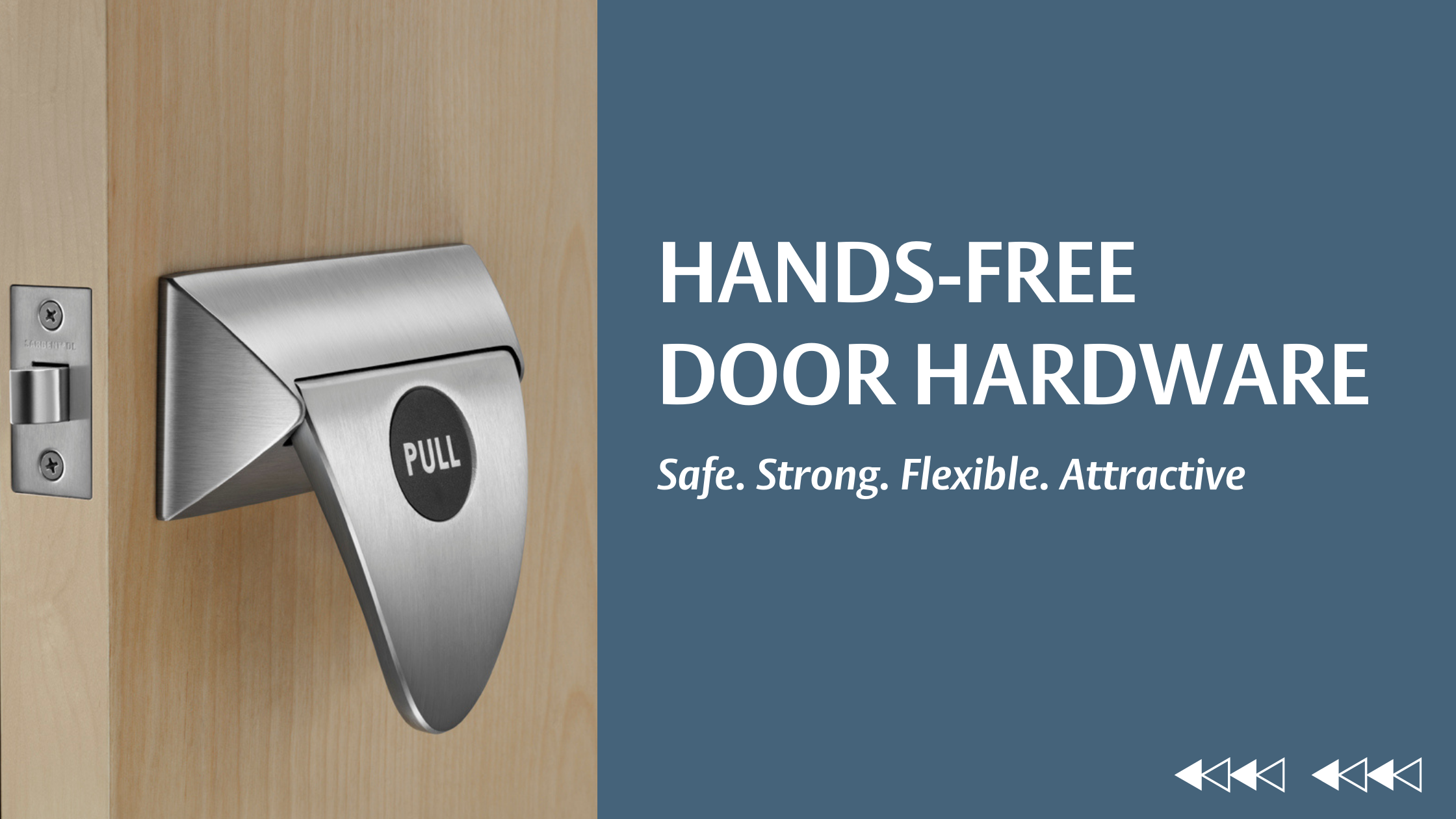 Touchless & Hands-Free Door Hardware