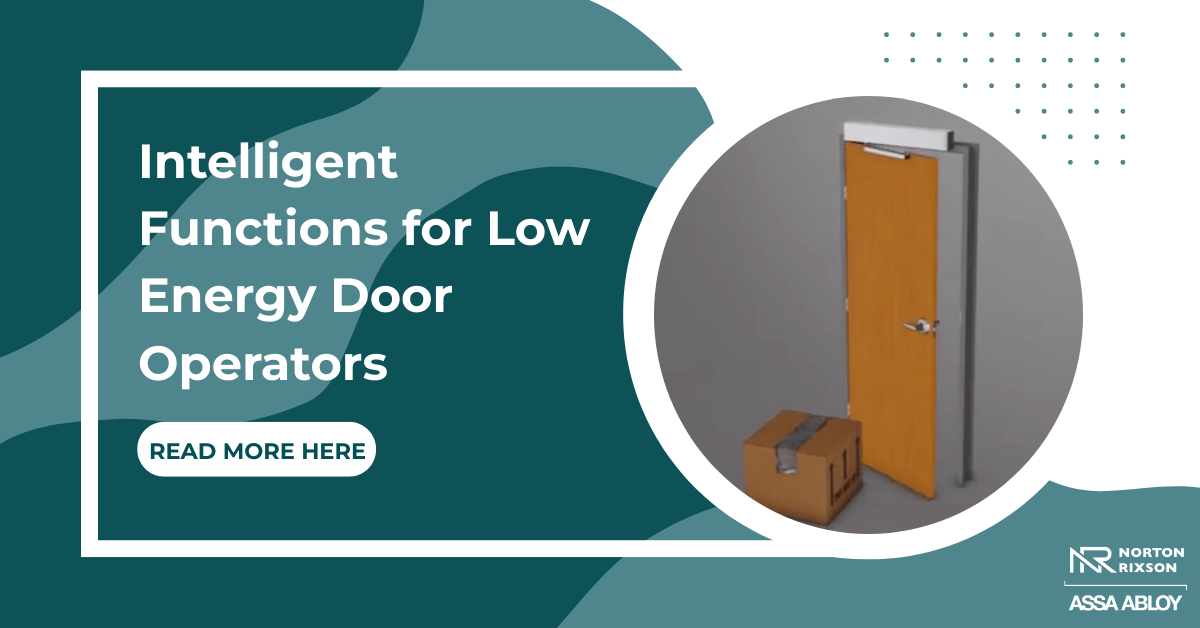 Intelligent Functions for Low Energy Door Operators