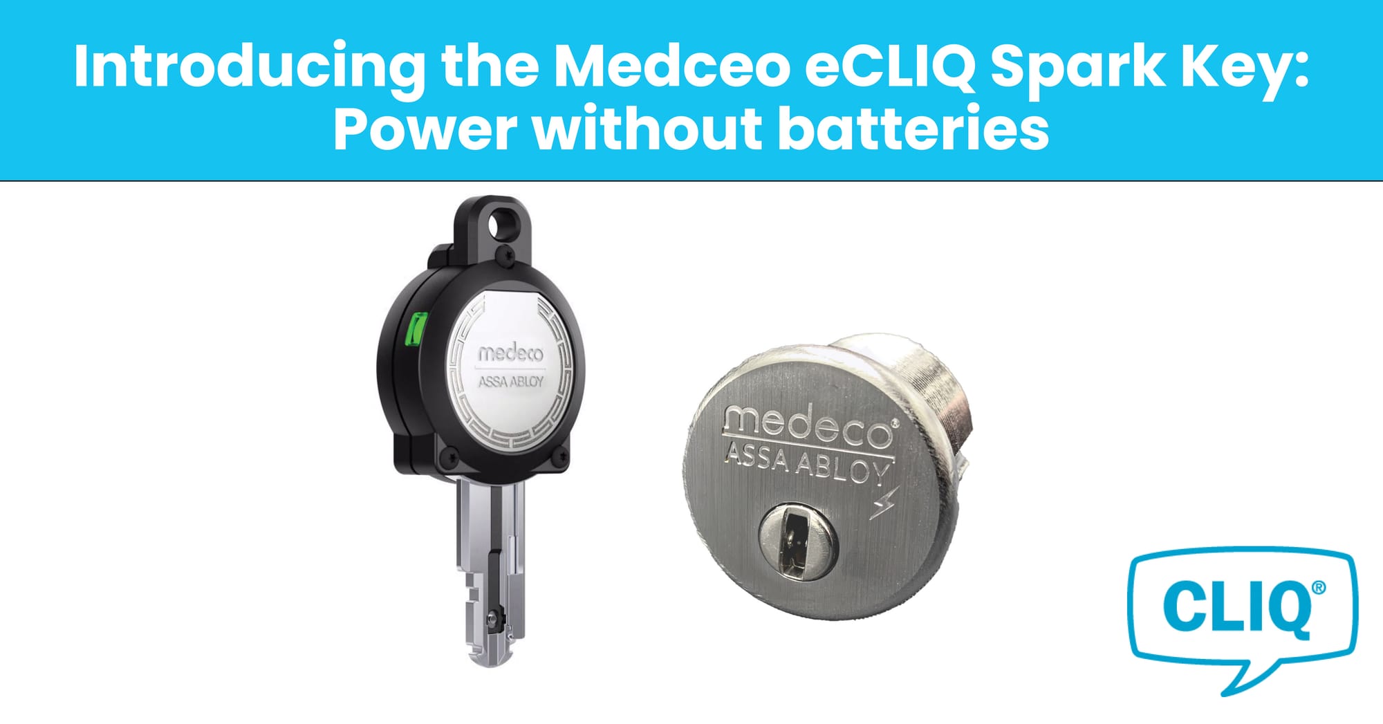 Introducing the Medeco eCLIQ® Spark Key: Power Without Batteries