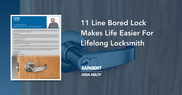 11 Line Bored Lock Makes Life Easier For Lifelong Locksmith