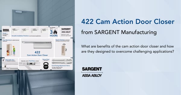 422 Cam Action Door Closer from SARGENT Manufacturing